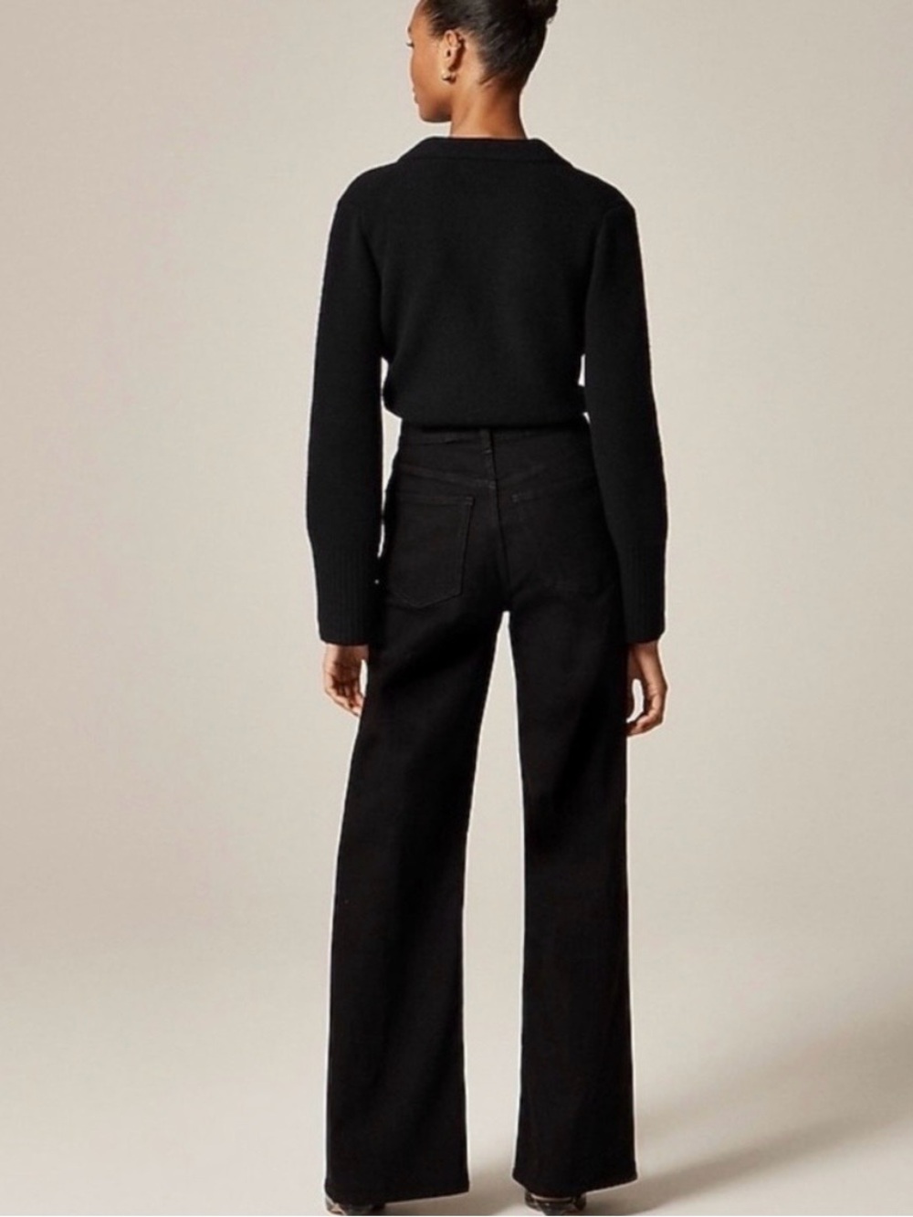 J.Crew Factory Retro ’96 Black Flare Jeans Size 29